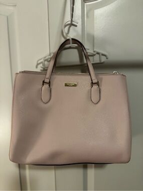 kate spade blush pink Leather Handbag